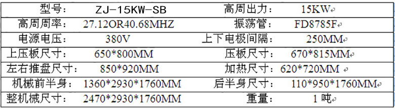 馬桶坐墊焊接機參數